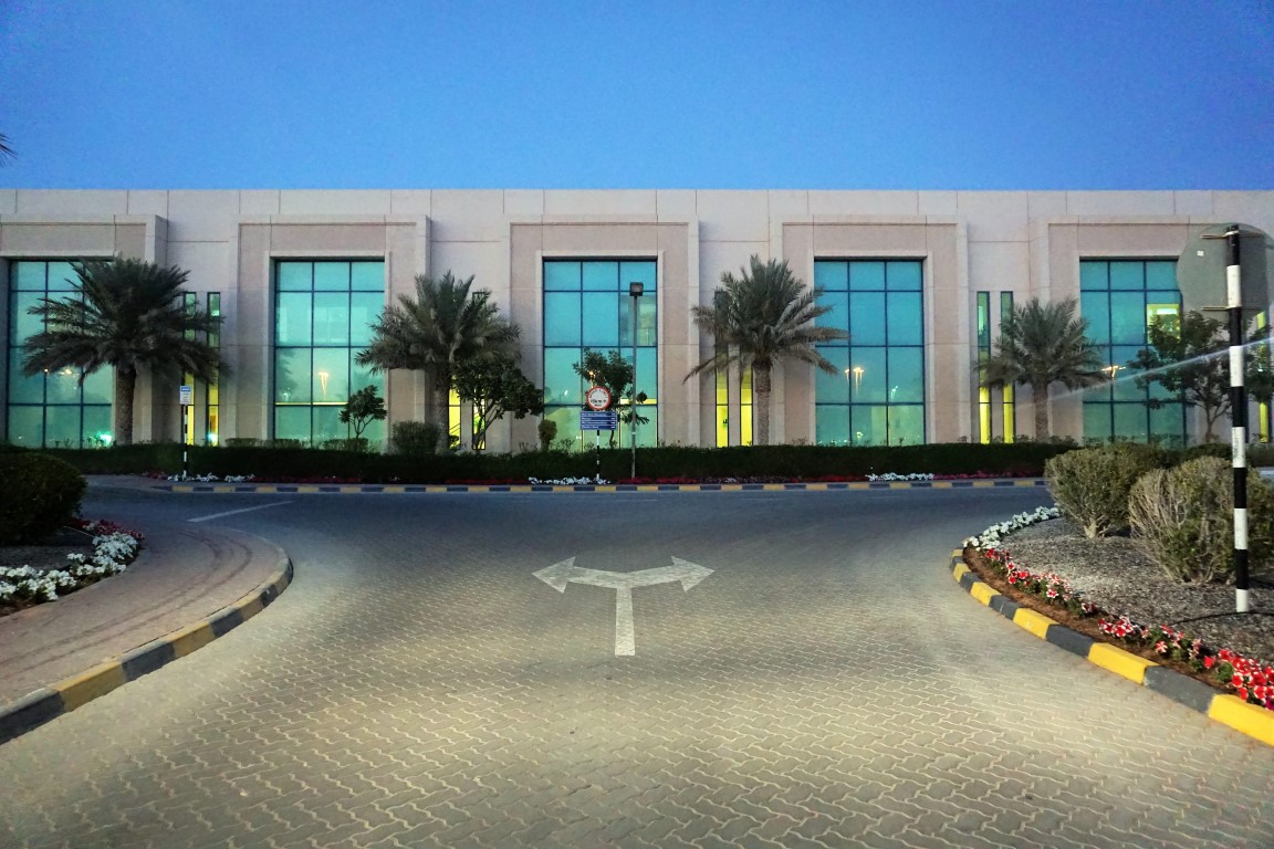 Oilfield Palace, Schlumberger Middle East Learning Center, Abu Dhabi, United Arab Emirates, Entrance View (Center)