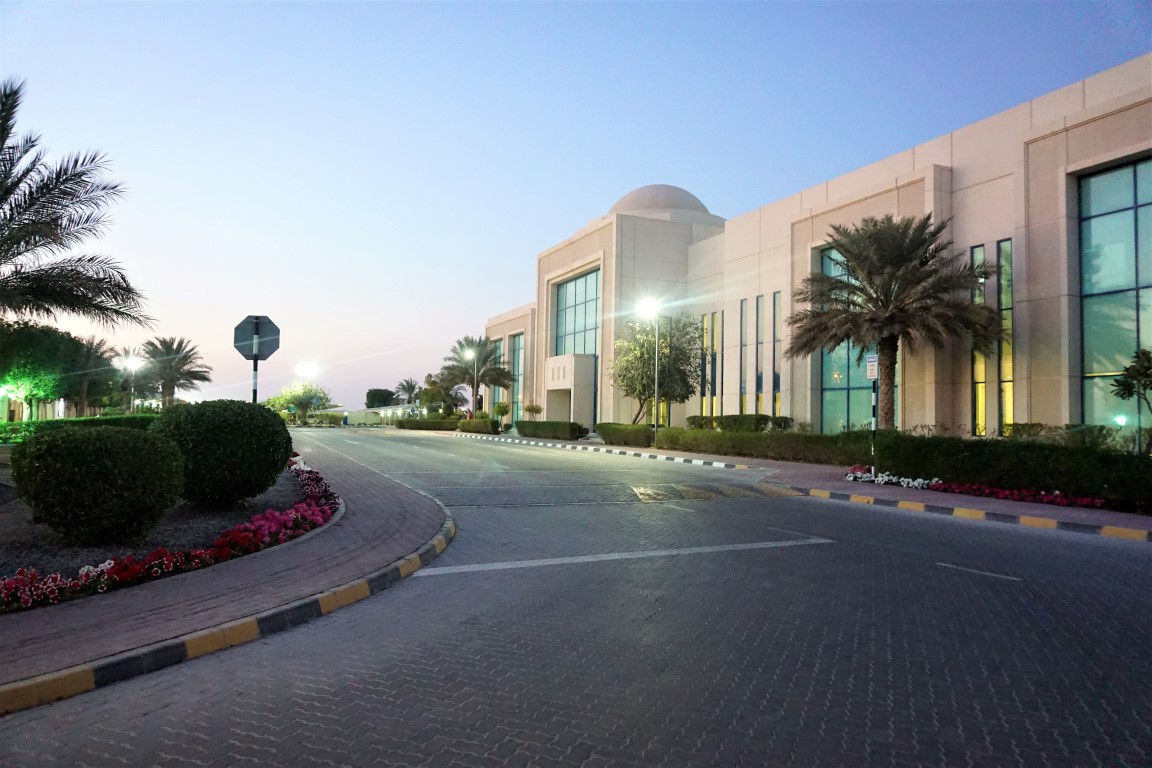 Oilfield Palace, Schlumberger Middle East Learning Center, Abu Dhabi, United Arab Emirates, Entrance View (Left)