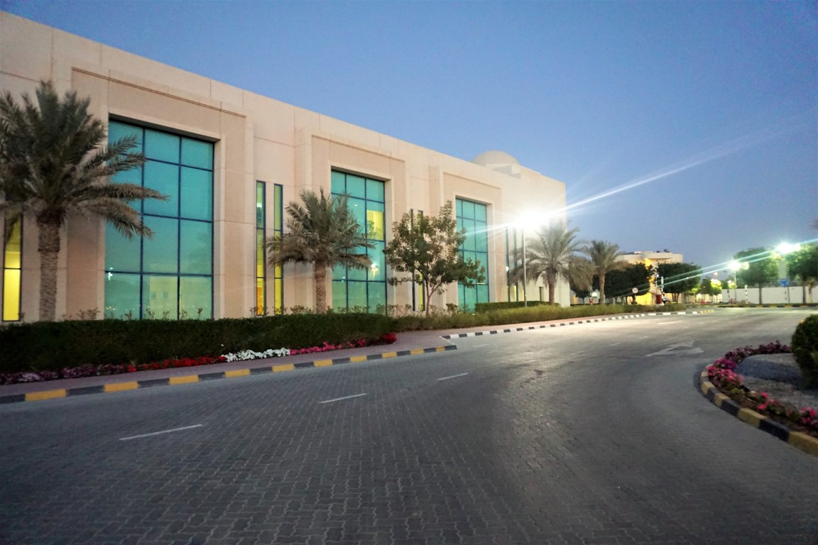 Oilfield Palace, Schlumberger Middle East Learning Center, Abu Dhabi, United Arab Emirates, Entrance View (Right)