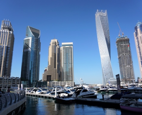 Dubai buildings during the day