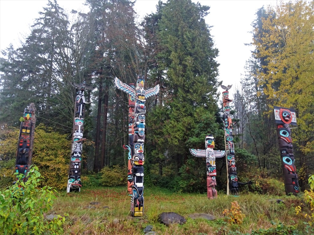 Totem Poles, Stanley Park, Vancouver, Canada