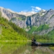 Ace at Avalanche Lake's Center, Glacier National Park, Montana, United States