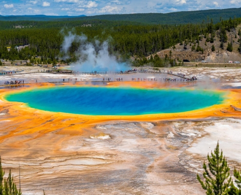 Grand Prismatic Spring, Yellowstone National Park, Wyoming, United States