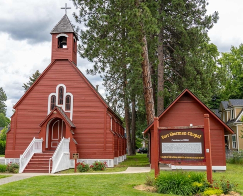 Fort Sherman Chapel, Coeur d'Alene, Idaho, United States