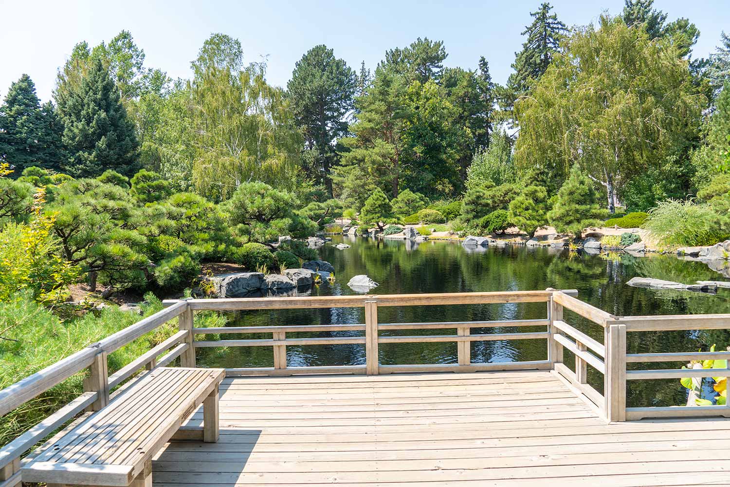 Japanese Garden Deck, Denver Botanic Gardens, Colorado, United States