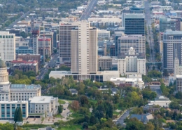 Salt Lake City Skyline, Utah, United States