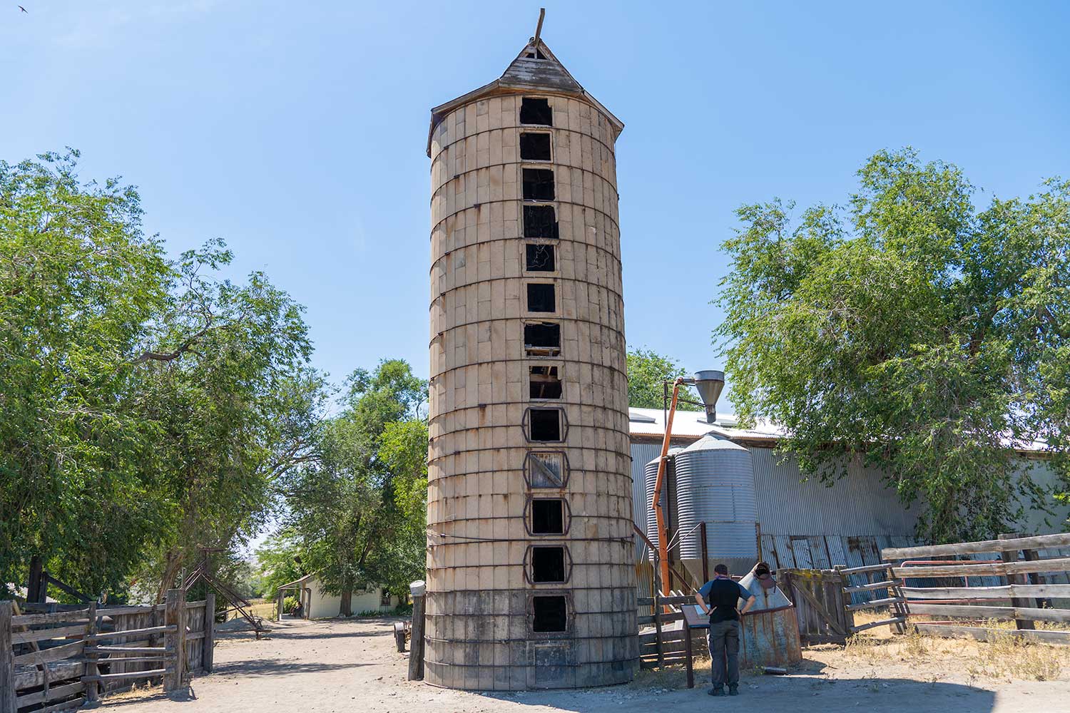 Silo, Antelope Island, Utah, United States