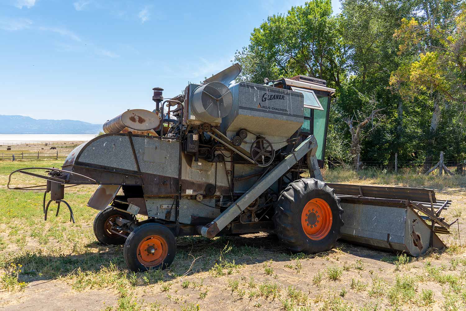 Tractor, Antelope Island, Utah, United States