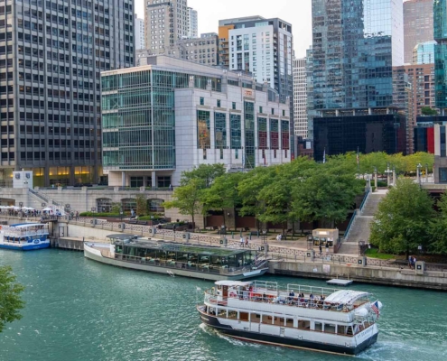 Chicago Riverwalk (Day), Chicago, Illinois, United States