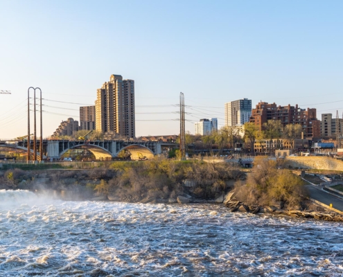 Minneapolis Skyline, Minnesota, United States